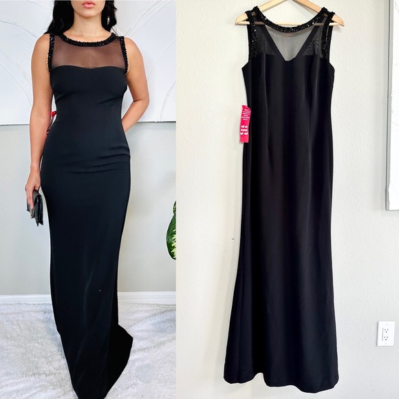 Karl Lagerfeld Paris Black Gown - Picture 3 of 13